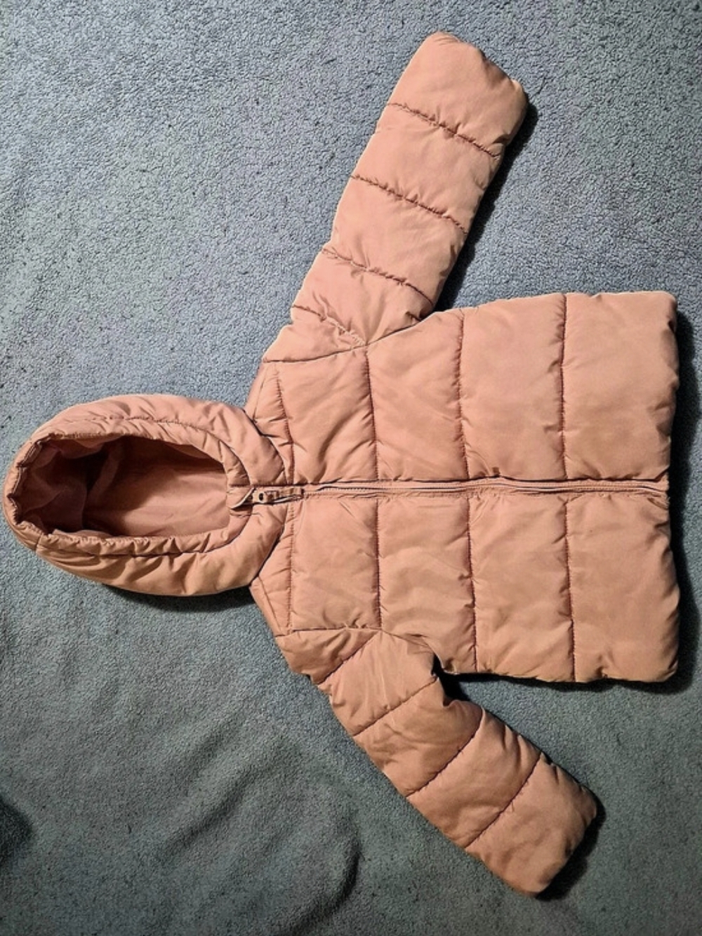 The Children's Place Toddler Girls Hooded Puffer Jacket Pink Girls 3T